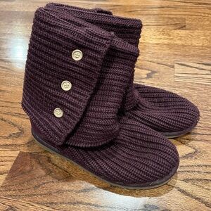 Purple knit Uggs